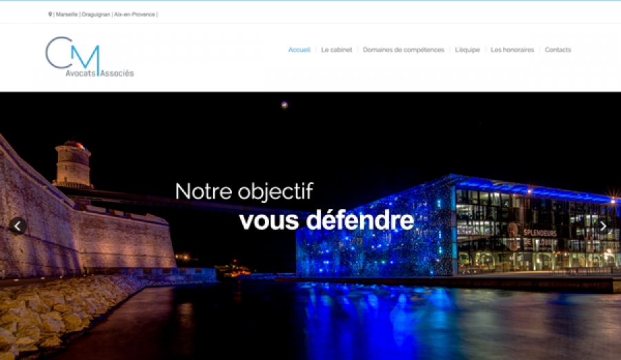 CM Avocats : site du cabinet marseillais en ligne !