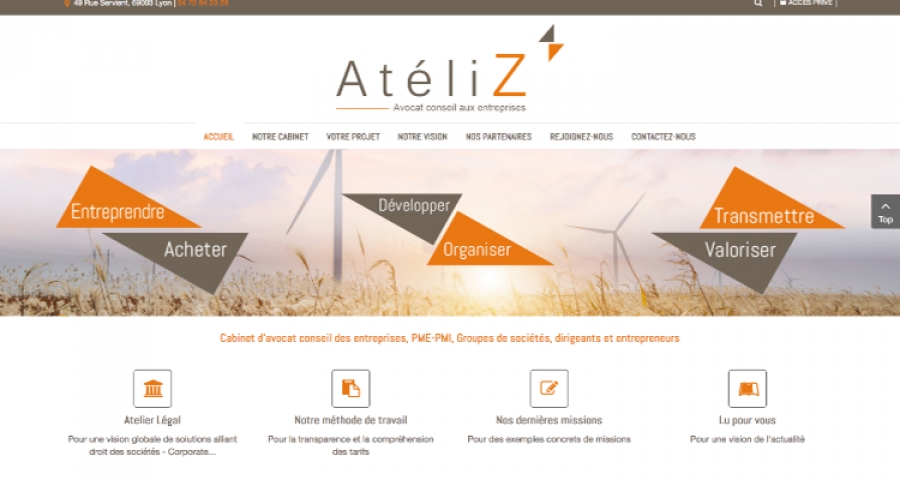 Atéliz : nouveau site internet en ligne !